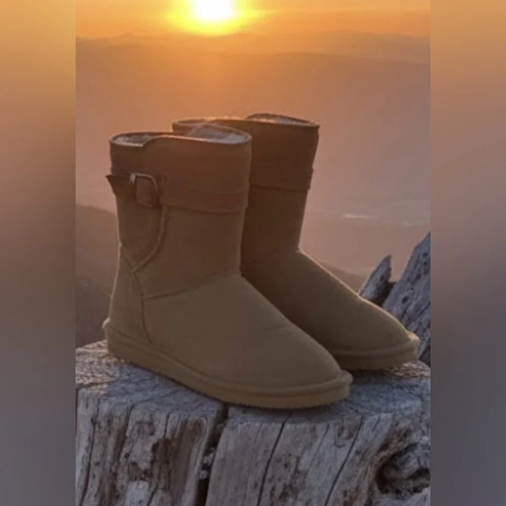 BearPaw gentle bootie faux